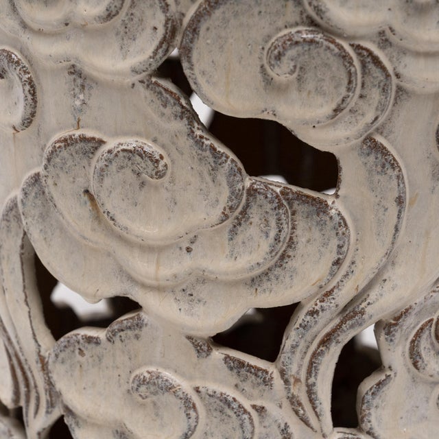 Chinese Milky White Cloud Garden Stool, C. 1900 For Sale - Image 4 of 5