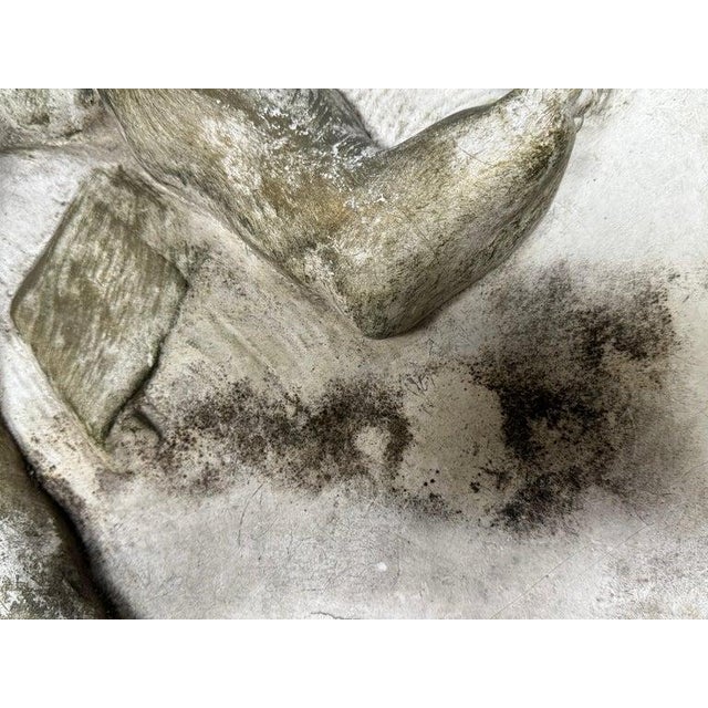 Gray Bas-Relief Artwork of Cherubic Figures C. 1900 For Sale - Image 8 of 11