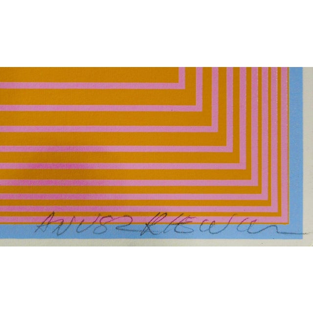 Richard Anuszkiewicz Richard Anuszkiewicz Inward Eye 1970 Reproduction Print For Sale - Image 4 of 6