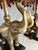 Pair of Vintage Elephant Table Lamps With Original Pagoda Shades - Attributed to Mark Roberts For Sale In Greensboro - Image 6 of 8