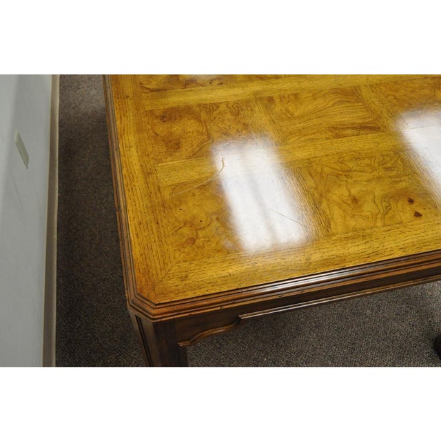 Vintage Drexel Heritage Sketchbook Dining Room Table Banded