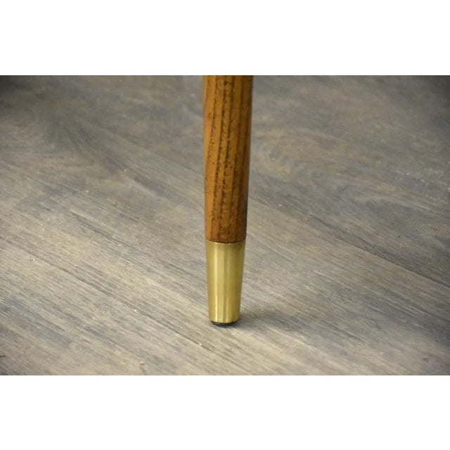 Chesnut MCM Extendable Dining Table For Sale - Image 10 of 11