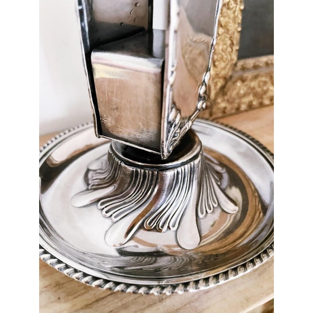 Victorian Antique Tiffany and Co Silver Plated Matchbox Holder For Sale - Image 3 of 5