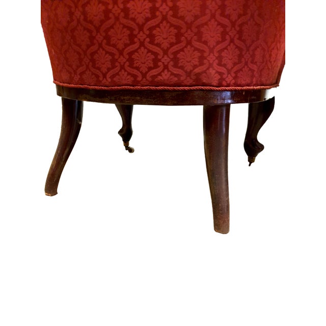 French Louis Philippe Armchair in Mahogany For Sale - Image 14 of 15