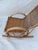 Mid-Century Modern Vintage MCM French Style Rattan Bamboo Wicker Back Rocker For Sale - Image 3 of 8