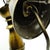 The pendant lamp was produced in the 70s. The construction is made of brass, in a shade of glass. It is maintained in very...