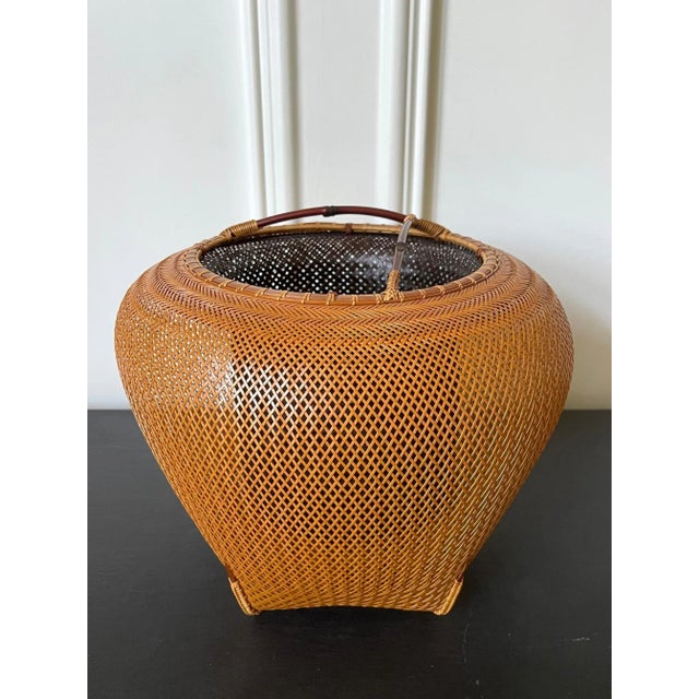 Contemporary Japanese Bamboo Sculpture Kawano Shoko For Sale - Image 10 of 13