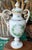 Large Herend Hungarian Porcelain Chinese Bouquet Urn.