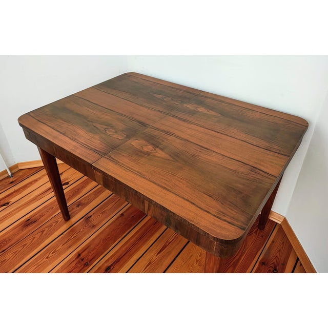 1950s Czechoslovakian Extendable Dining Table by Jindřich Halabala for Up Závody, 1950s For Sale - Image 5 of 18
