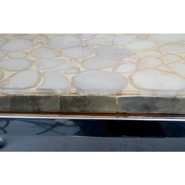 Space Age Coffee Table with Pebbles, 1970s For Sale - Image 6 of 14