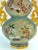 A pair of Chinese Plique-à-Jour enamel (translucent enamel) double gourd vases, each one with removable lid, exquisite...
