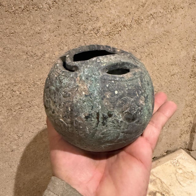 Antique Bronze Ikebana Vase Japan For Sale - Image 12 of 12