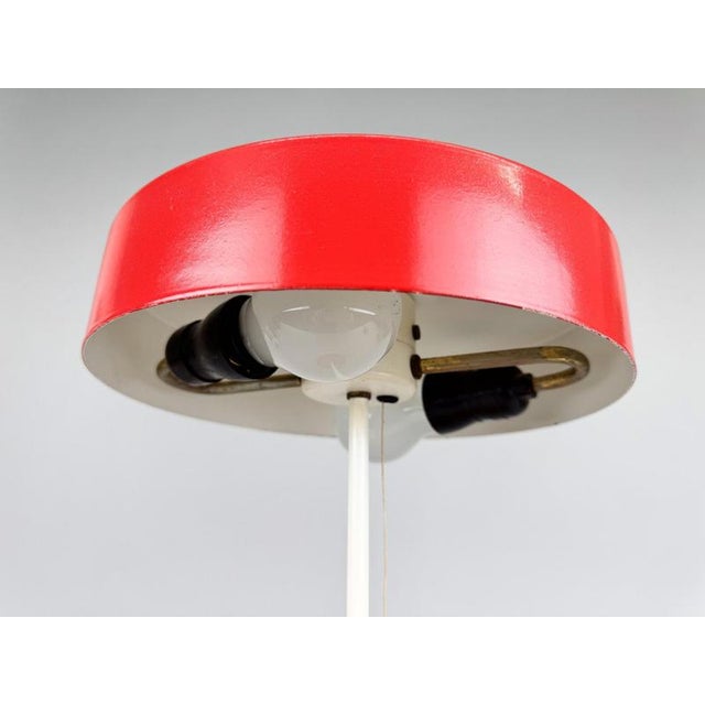 Mid-Century Space Age Table Lamp attributed to Kamenicky Senov, Former Czechoslovakia, 1970s For Sale - Image 9 of 12
