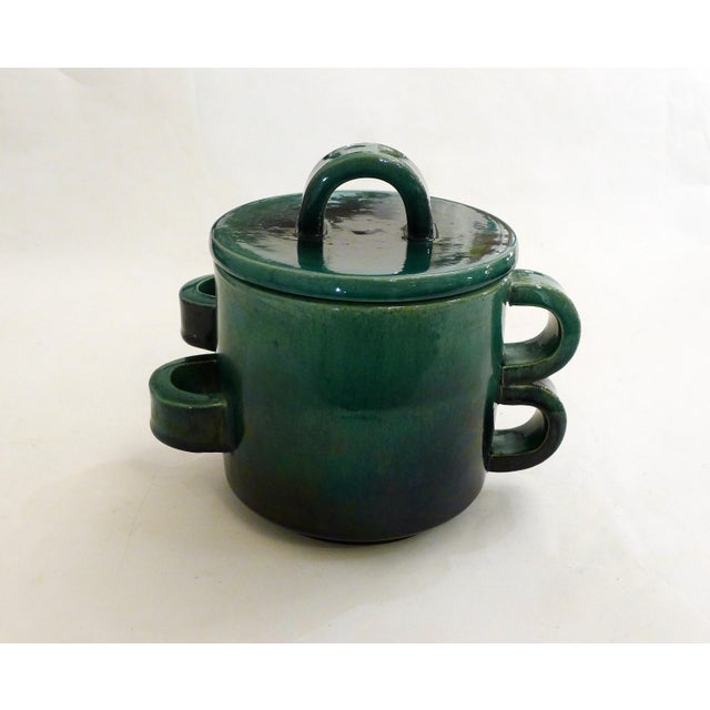 Large Mid-Century Earthenware Covered Pot from L. Giraud, 1950s For Sale - Image 14 of 14