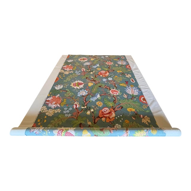 1980s 6 Yards of “Pondichery” Fabric From G. P. & J Baker. For Sale