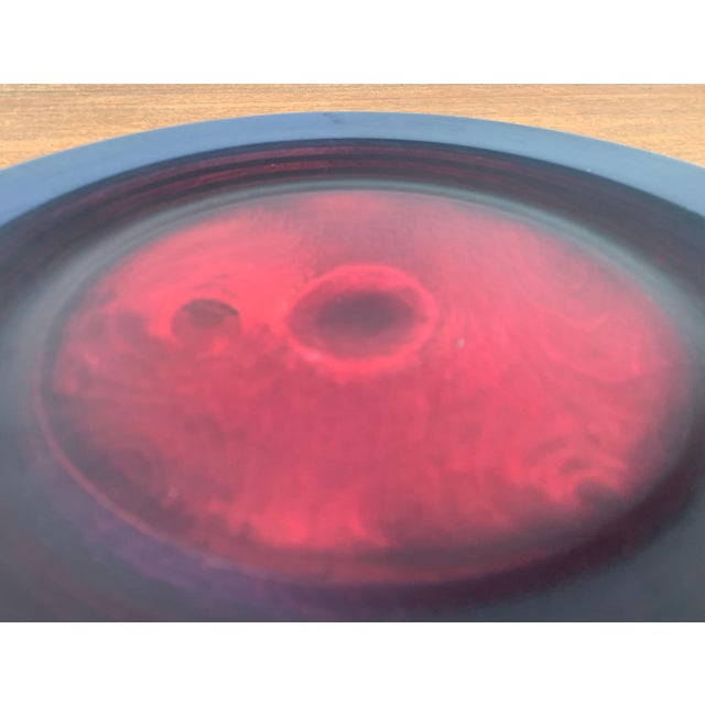 Vintage Finish Birch Deco Plate from Tailio Design, Finland, 1970s For Sale - Image 9 of 14