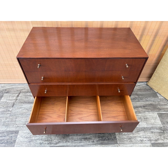 Refinished Mid Century Modern Chest of Drawers by John Stuart. Circa 1960s. For Sale - Image 13 of 18