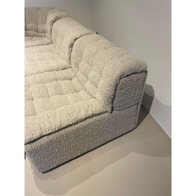 Vintage DS-11 Bouclé Patchwork Sofa by Desede For Sale - Image 5 of 14