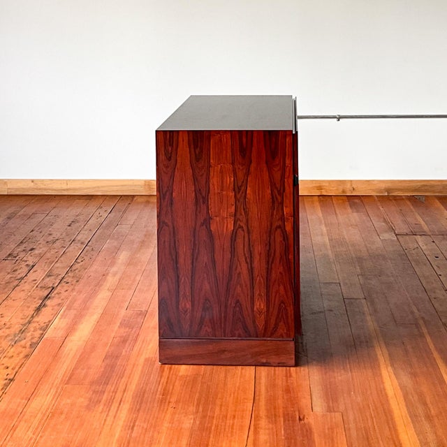 Vinde Mobelfabrik 1960s Arne Wahl Iversen for Vinde Mobelfabrik Rosewood Cabinets For Sale - Image 4 of 18