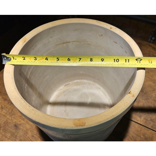 6 Gallon Salt Glazed Stoneware Crock For Sale - Image 12 of 12