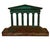 Antique Neoclassical Pantheon Style Temple Facade Architectural Salvage Bookends - A Pair For Sale - Image 4 of 13
