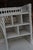 Vintage White Wicker Writing Desk W/ Drawer / Side Basket & Cubbies / Shelves For Sale - Image 6 of 18