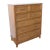 American of Martinsville Hollywood Regency Rattan Tall Chest of Drawers 6447 For Sale