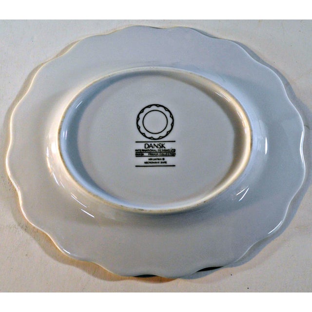 Ceramic Dansk White Portugal Oval Candy Plate For Sale - Image 7 of 7