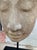 Antique Thai Ayutthaya Style Sandstone Head of Buddha on Metal Stand For Sale - Image 17 of 17