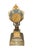 19th Century French Champlevé Enamel Figural Mantel Clock For Sale - Image 9 of 9