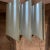 Mid-Century Modern 1970s Tubular Pearl Metal Sheet Cathedral Chandelier Pendant Robert Sonneman For Sale - Image 3 of 7