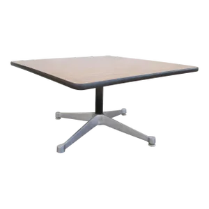 Eames Herman Miller Square Coffee Table Aluminum Pedestal Square