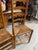 Wood 1970s Collection of Farmhouse Style Wooden Ladder Back Chairs For Sale - Image 7 of 8