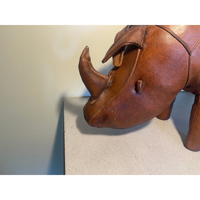 1960s All Leather Abercrombie and Fitch Rhino For Sale - Image 10 of 16