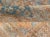 Antique Persian Kurdish Rug With All-Over Geometric Medallion in Orange & Blue 5'2 X 6'6 For Sale - Image 11 of 12