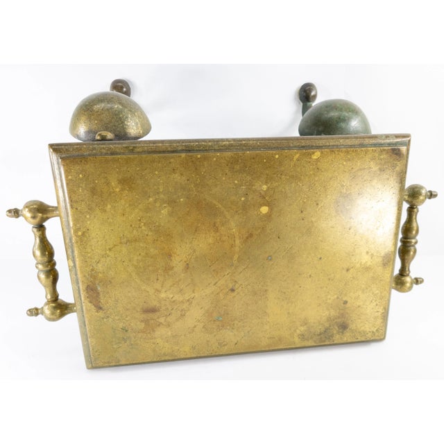 Brass English or American Brass Fireplace Trivet For Sale - Image 8 of 12