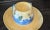 Contemporary Boston Warehouse Vintage Ceramic Straw Hat Chip and Dip Two-Tier Serving For Sale - Image 3 of 4