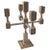 Solid Brass Lars Bergstron Modernist Candelabra For Sale