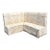 1980s Upholstered 2 Piece High Back Upholstered Banquette For Sale