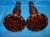 Enhance your décor with this elegant pair of Vintage Mid-Century Modern Murano-Style Art Glass Bud Vases. Standing...