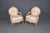 1960s Pair of Louis XVI Style Gilt Carved Arm Chairs With Plaid Upholstery For Sale - Image 5 of 15