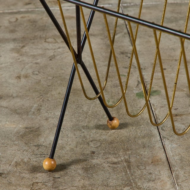 Tony Paul Wire Magazine Rack For Sale - Image 13 of 14