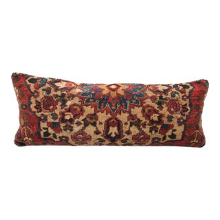 Antique Oriental Persian Rug Pillow Cover -16'' X 42'' For Sale
