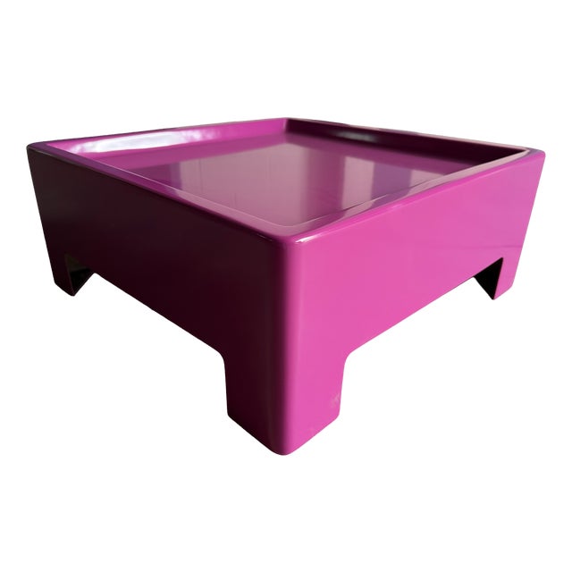 Purple Fiberglass Coffee Table, 1960s For Sale