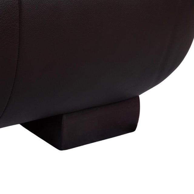 Brown Leather Two-Seater Dark Brown Volare Sofa with Manual Function from Koinor For Sale - Image 8 of 16