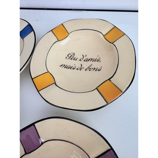 A set of 6 dishes made in the Art Deco style. Made by BFK in Belgium which was founded in 1841. Their Deco pieces are...