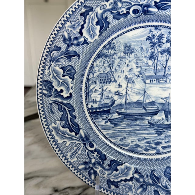 Johnson Brothers Historic America Nautical Motif Sacramento City California Plate For Sale - Image 17 of 17