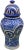 Blue Moroccan Ceramic Lidded Urn For Sale - Image 4 of 9