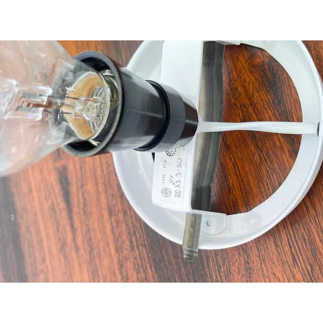 Metal Mid-Century Modern Artglass Table Lamps, 1980s, Set of 2 For Sale - Image 7 of 8