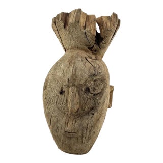 Early 20th Century Bongo Memorial Head For Sale
